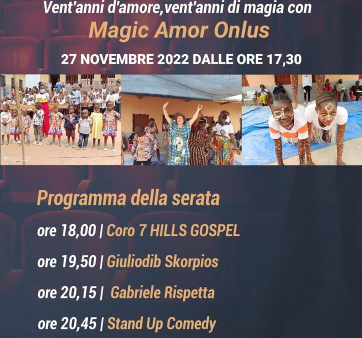 VENT’ANNI D’AMORE, VENT’ANNI DI MAGIA